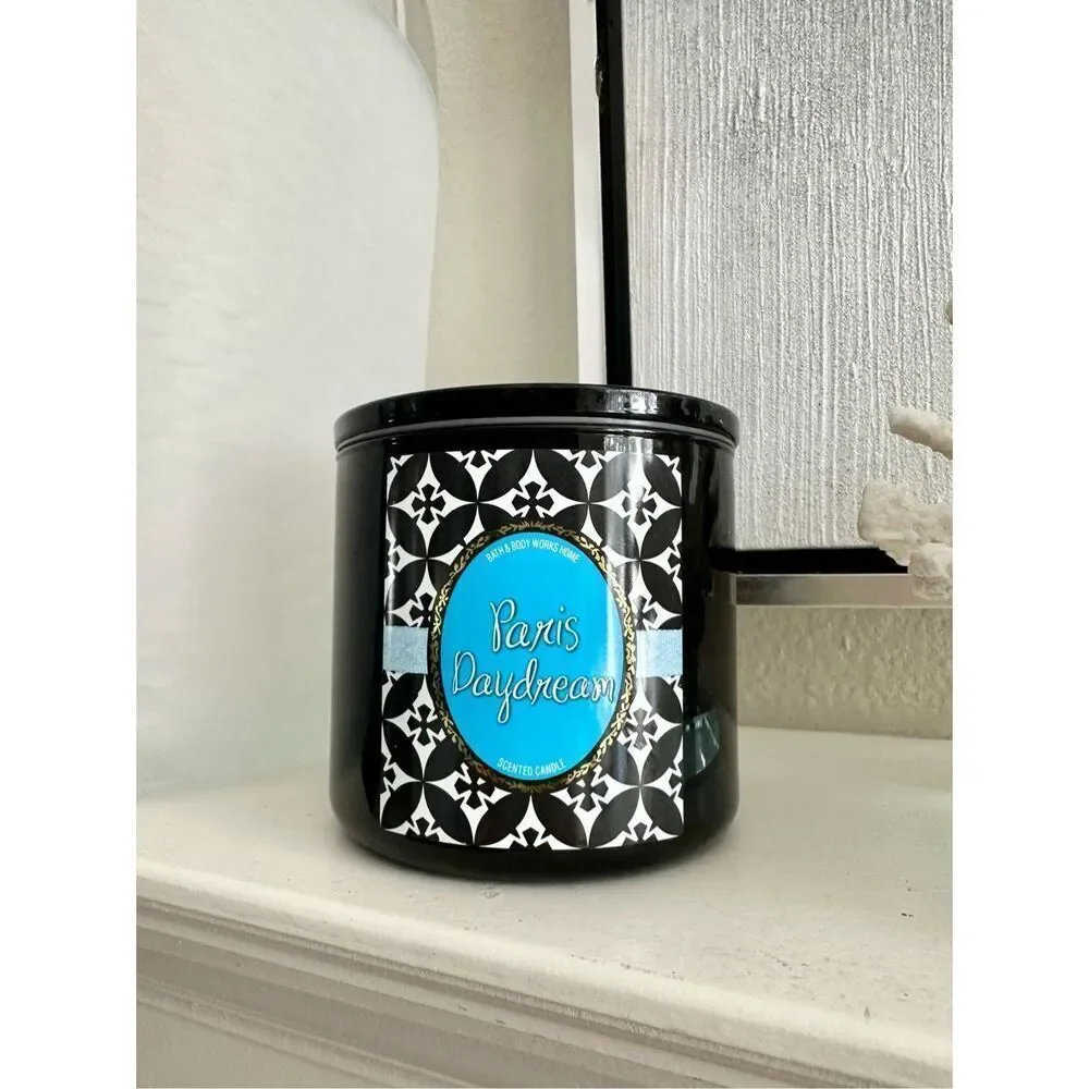 Bath Body Works Home PARIS DAYDREAM 3-wick Candle, 14.5 oz. - rare - Picture 2 of 6